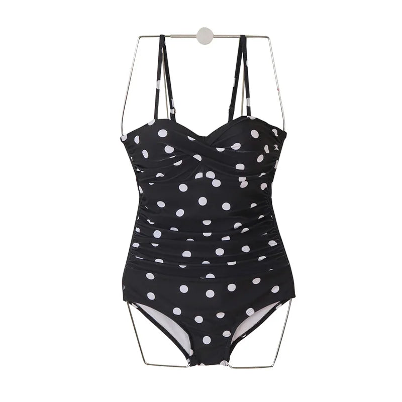 Korean Style One Piece Swimwear Women Padded Swimwear Push up Swimsuit Bathing Suit Sexy Lady Monokini Beachwear Solid Swimwear